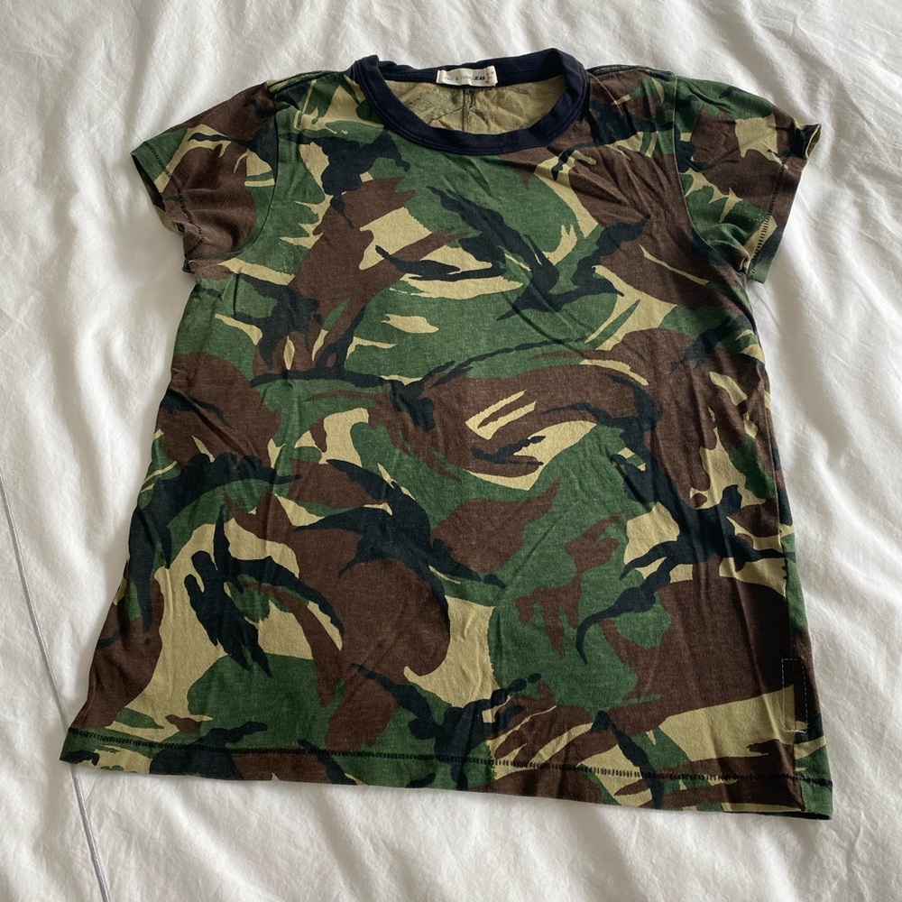 Rag & bone camo t shirt
